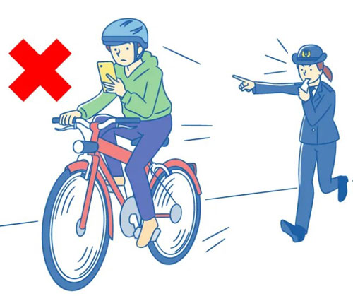 自転車運転中の「ながら運転」罰則強化「酒気帯び運転」罰則